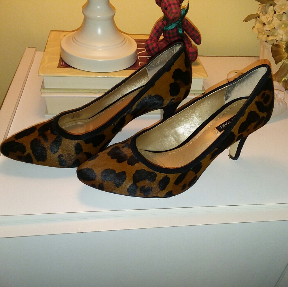 Alex Marie Animal Print Pumps 6 1/2 M